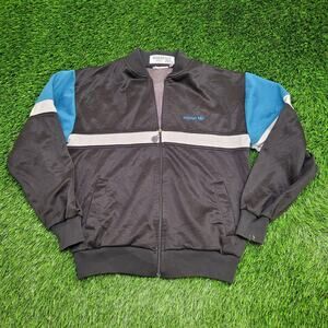Vintage ADIDAS Beckenbauer Jacket Medium 21x23 Cropped Baggy